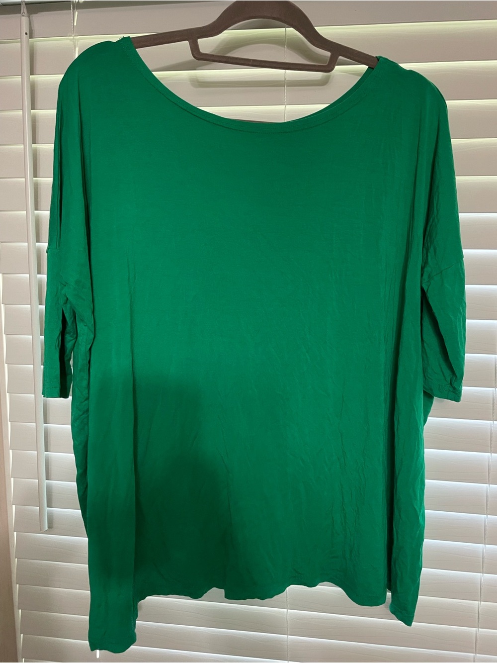 Women’s Piko 1988 Green Relaxed Scoop Neck Top